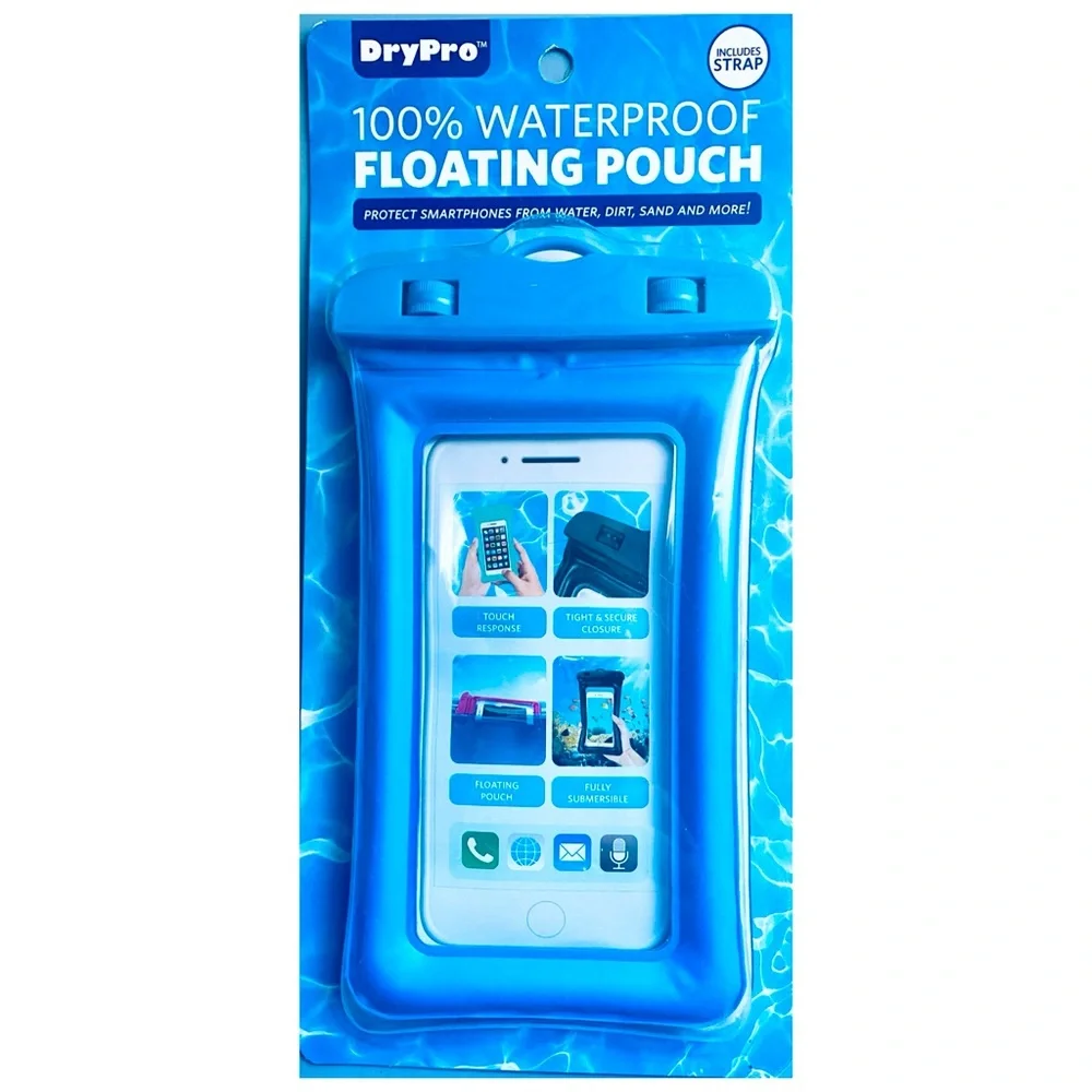 Waterproof Floating Cellphone Pouch - Protects Smartphones from water, dirt,sand